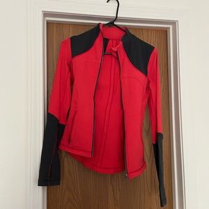Orange Lulu lemon athletica jacket